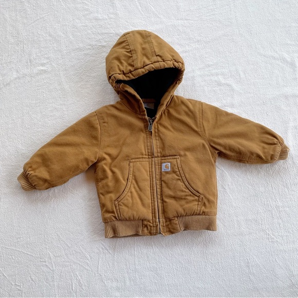 Carhartt Other - Carhartt | Neutral Hooded Quilted Insulated Baby Coat